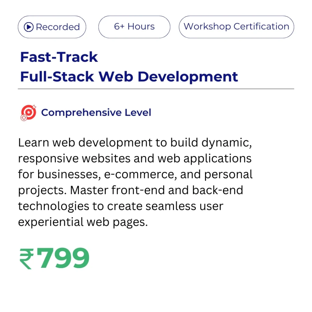 Fast-Track Full-Stack Web Development